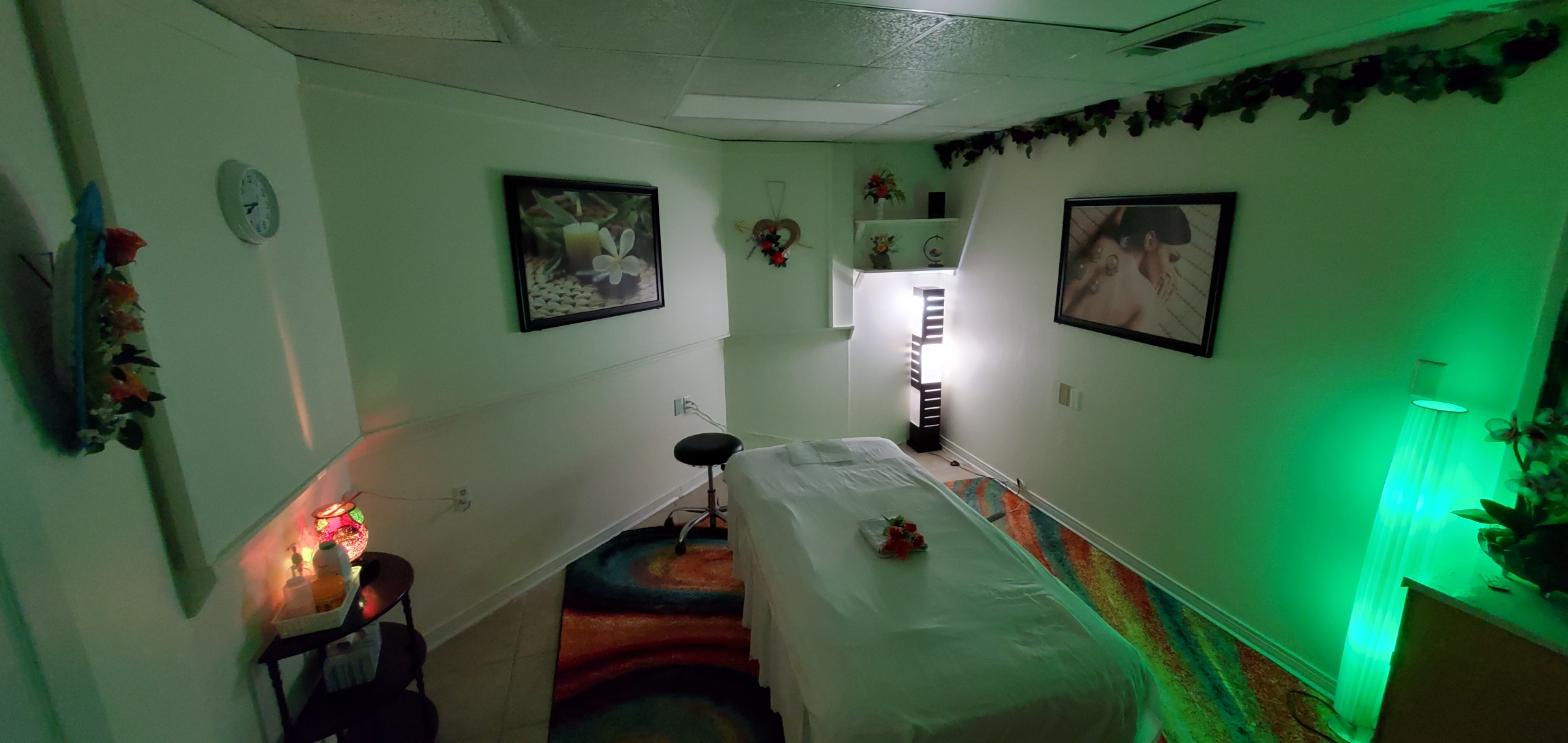 Private massage room at Five Points Massage